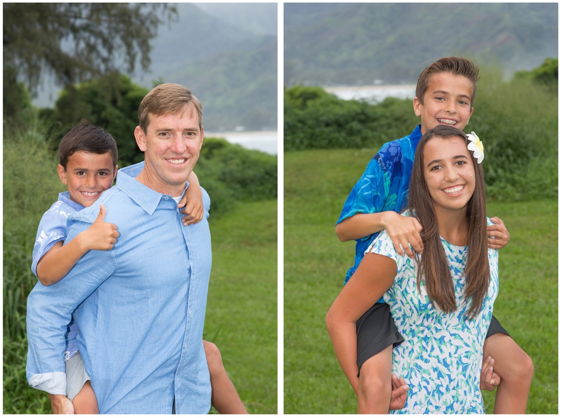 Family photographs by Kauai Video Productions