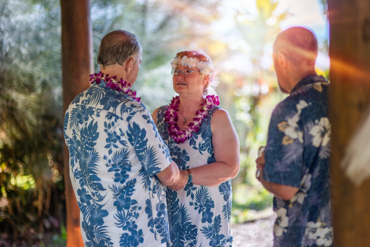 Golden vow renewal Kauai, Harold performed by Harold Kilborn 