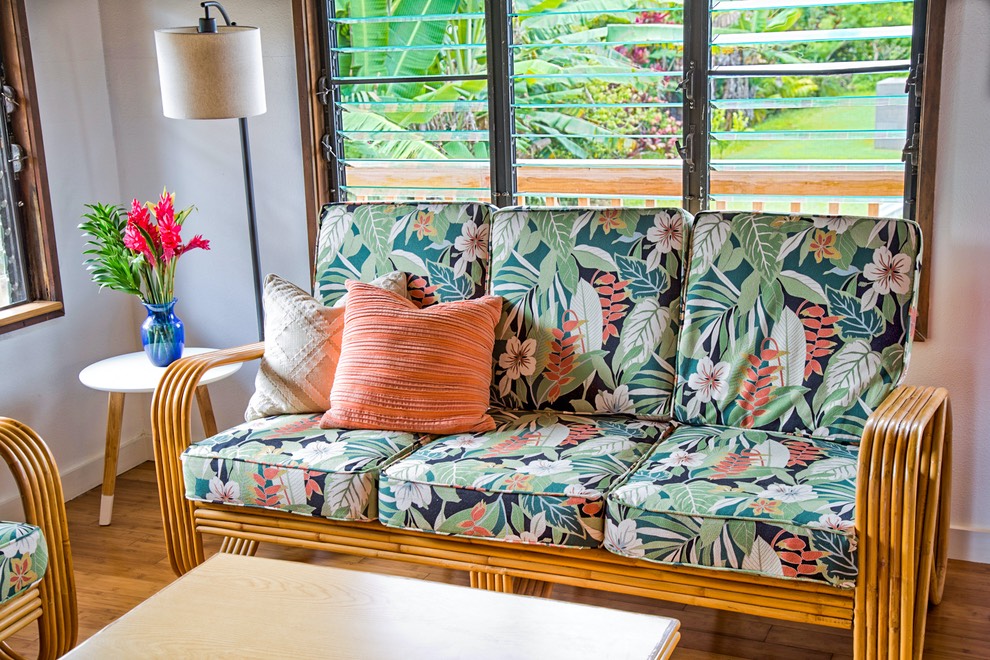 Queens Bath Kauai vacation rental living room